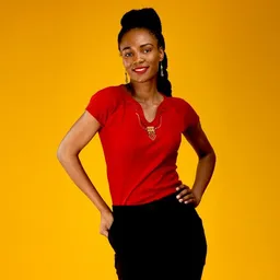 Africulture Africulture Damen Top aus Baumwoll Stoff mit Stick/Perlenmuster Lamu Design – Produktbild 1 von 1