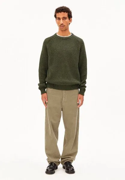 ARMEDANGELS ARMEDANGELS Kiaano Tweed Herren Pullover aus recyclem Bio-Woll Mix, Dark earth tweed, – Produktbild 4 von 4