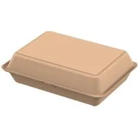 REuse REuse Menübox take away Verpackung - XL ohne Trennstege, Beständiges braun, – Produktbild 1 von 1