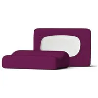 Schlafgut Schlafgut Nacken-/Gesundheitskissenbezug Knitted Jersey flexible - 95% Biobaumwolle, 5% Elasthan - uni, Purple deep, – Produktbild 1 von 1