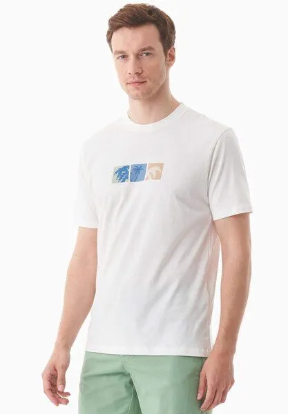 ORGANICATION ORGANICATION T-Shirt aus Bio-Baumwolle, Weiss(off white), – Produktbild 4 von 4