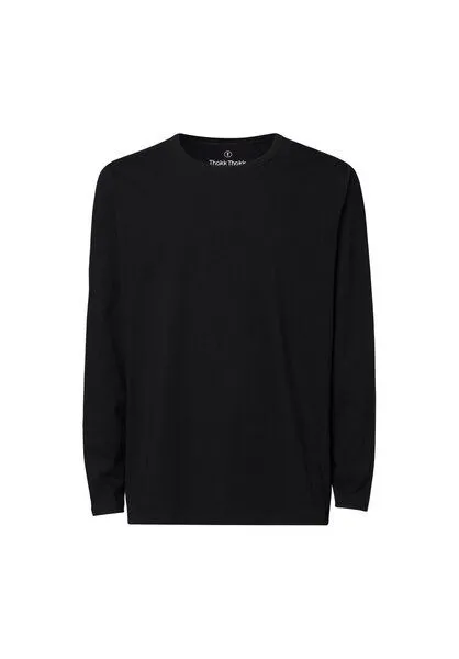 THOKKTHOKK ThokkThokk Herren Longsleeve Bio Fair, Schwarz, – Produktbild 2 von 5