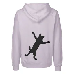 HANDGEDRUCKT HANDGEDRUCKT "Klammerkatze" Männer Zip Hoody Neutral – Produktbild 1 von 1