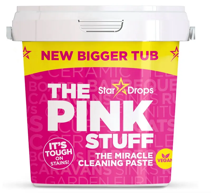 The Pink Stuff Reinigungspaste THE PINK STUFF Miracle Cleaning Paste 850 g Reinigungsmasse (Einzelprodukt – Reinigungspaste 850 g Vegan & tierversuchsfrei (Leaping Bunny zertifiziert) – Produktbild 1 von 1