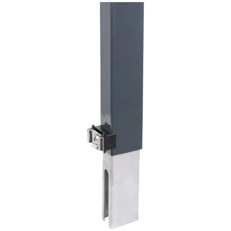 Alberts ALBERTS Zaunerhöhung Erhard inkl. Klemmlasche, fvz.anthrazit RAL 7016, 600 / 60 x 40 mm – Produktbild 1 von 1