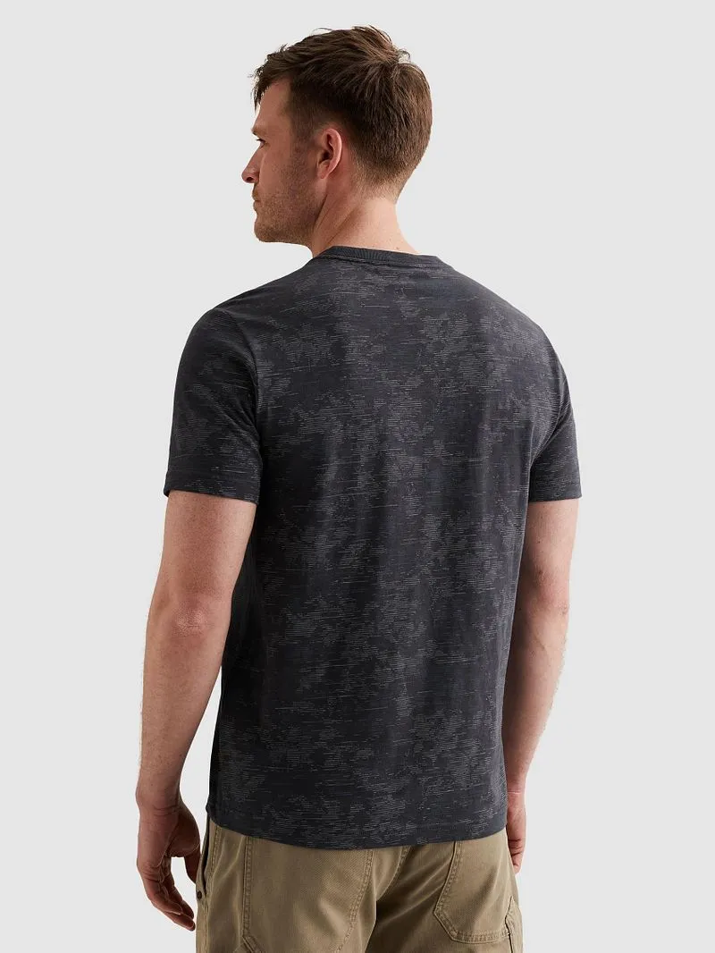 PME Legend PME Legend Slub T-Shirt Graphite - Größe 3XL, Grau, – Produktbild 3 von 5