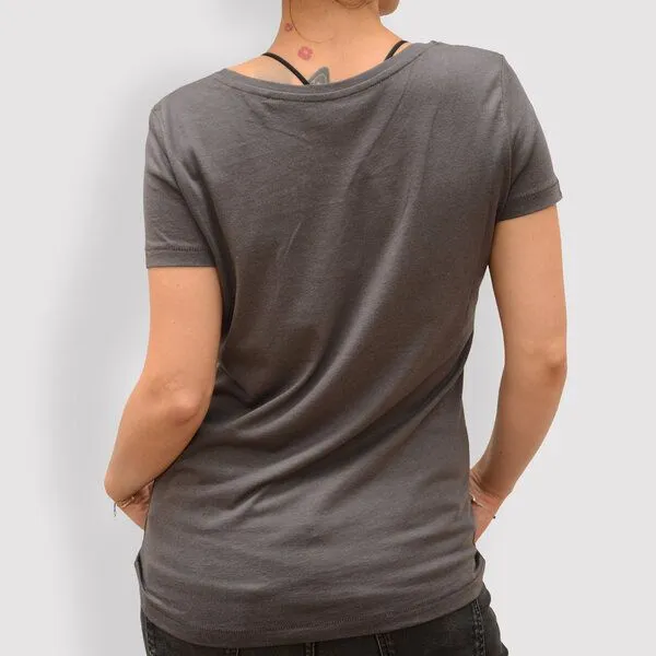 little kiwi little kiwi Damen T-Shirt, "Kiwi", Modal, Schwarz, – Produktbild 2 von 3