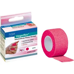 Höga-Pharm FINGERFLEX 2,5 cmx4,5 m pink 1 St Pflaster – Produktbild 1 von 1