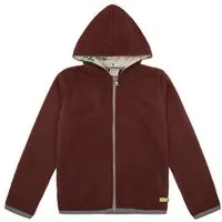 loud proud loud + proud Babys & Kinder Wollfleece-Jacke mit Kapuze, GOTS-zertifiziert, Wood(braun), – Produktbild 1 von 1