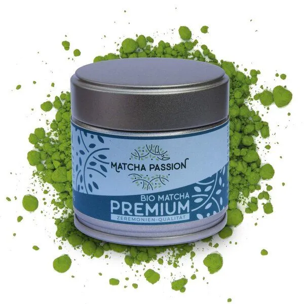 Matcha Passion Matcha Passion Bio Matcha Premium 30g Dose, Ohne zubehör, – Produktbild 1 von 2