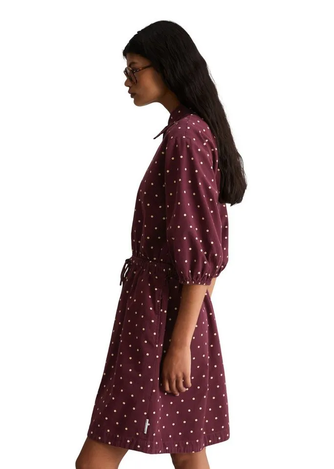 Marc O'Polo DENIM Minikleid aus reiner Bio-Baumwolle, Rot, – Produktbild 2 von 5