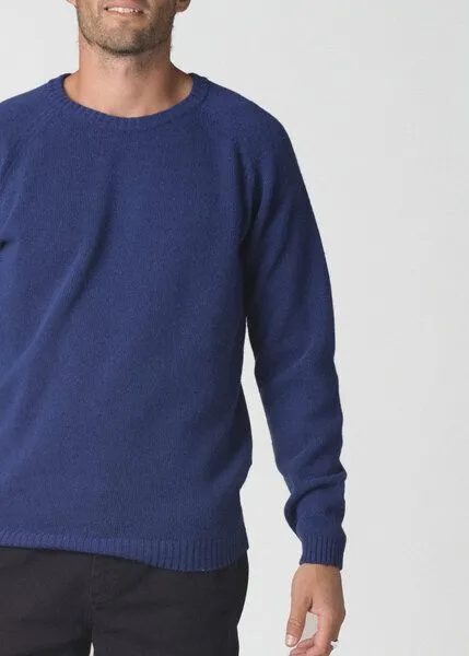 Klitmøller Collective Klitmøller Collective Lammwolle-Strickpullover - Ole Knit - mulesingfrei, Surf blue, – Produktbild 4 von 4