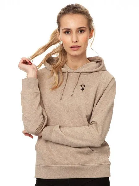 FellHerz FellHerz Damen Hoodie Yoga-Mädchen – Produktbild 5 von 5