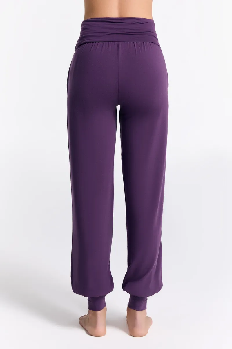 True North True North Damen vegan Yogahose Weinbeere, Violett, – Produktbild 1 von 1