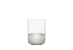 blomus Windlicht -CALMA- Glas Kerzenhalter, Stimmungslicht: modernes Deko-Design (1 St. ), Exklusive Betonoptik, Handgefertigt, Verschiedene Größen & Farben – Produktbild 1 von 1