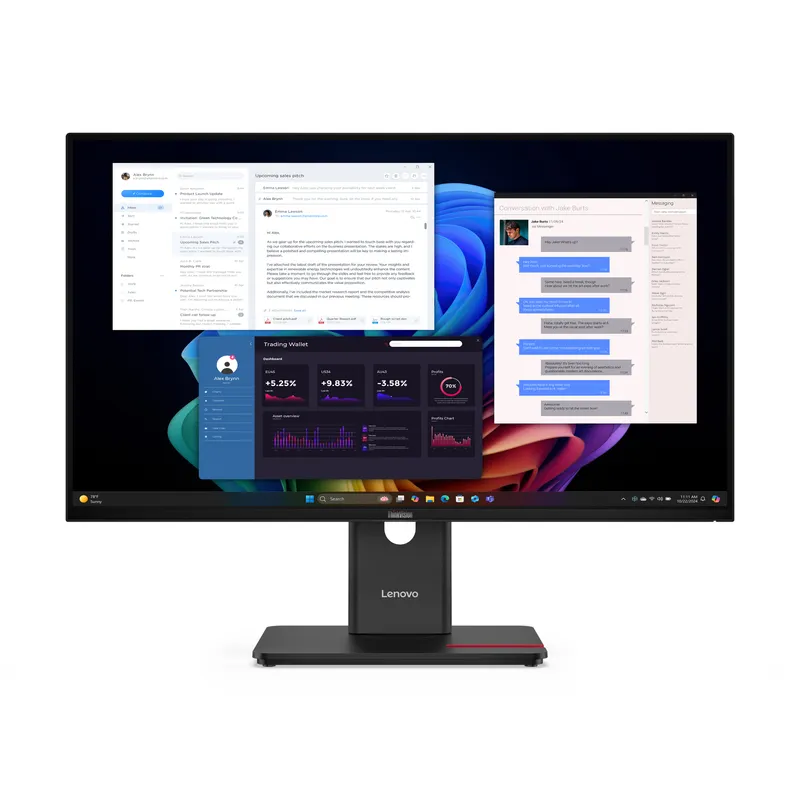 Lenovo Lenovo ThinkVision T27UD-40 - LED-Monitor - 68.6 cm (27") – Produktbild 1 von 4