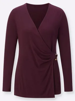 Witt Witt Wickelshirt burgund – Produktbild 1 von 1