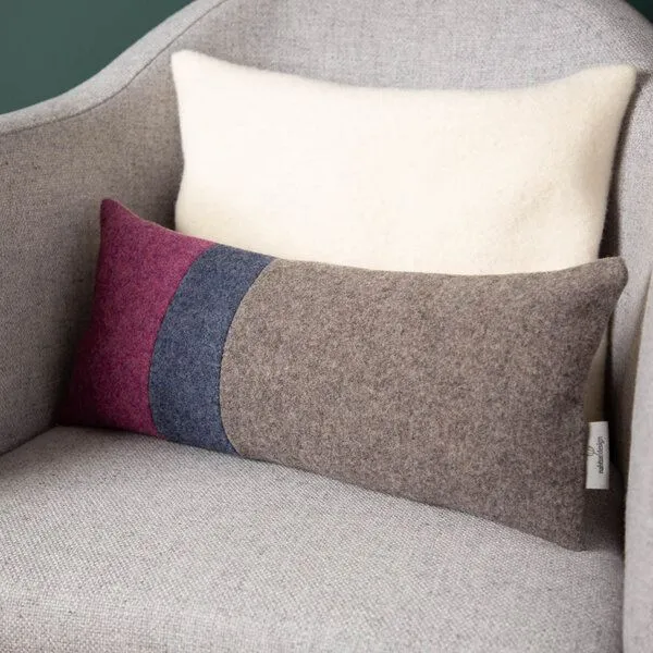 nahtur-design nahtur-design Rückenkissen mit Wollefüllung | Rückenstützkissen, No_9 (bunt), – Produktbild 1 von 4