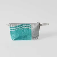 REFISHED fair fashion REFISHED fair fashion Täschchen 'MARLIES' - upcycelte Fischfuttersäcke, #fish weiß, – Produktbild 1 von 1