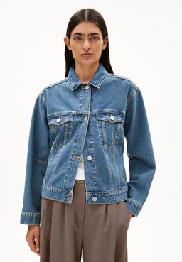 ARMEDANGELS ARMEDANGELS TAANA Damen Jeansjacke aus recycelter Baumwolle – Produktbild 1 von 1