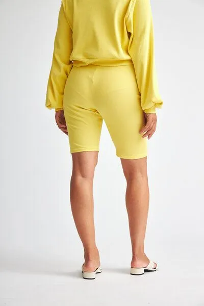Baìge the Label Baìge the Label Biker Shorts Basia, Lemon, – Produktbild 3 von 4