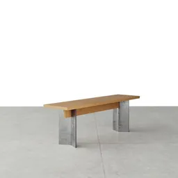 Hausen Hausen Bank FOLD L Oak – Produktbild 1 von 1