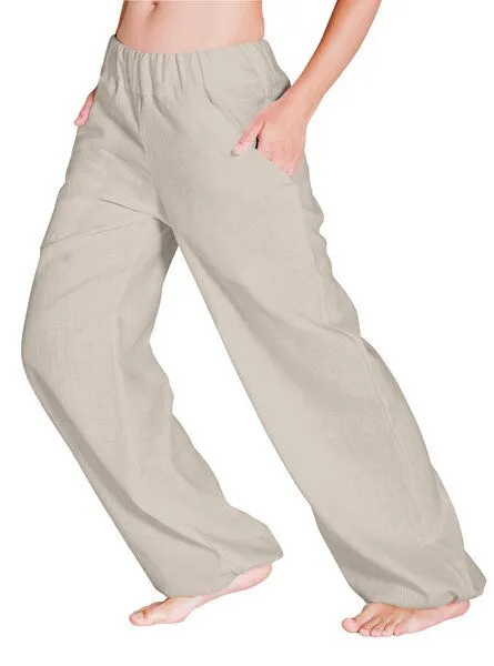 SCHAZAD Leinenhose DELIGHT von SCHAZAD, Beige, – Produktbild 1 von 4