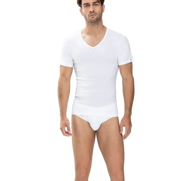 mey Mey Herren V-Neck Shirt Unterhemd Noblesse PIMA Baumwolle – Produktbild 2 von 7