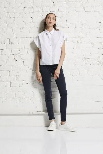 Wunderwerk Wunderwerk Damen Hose, elastisch, "Josy high flex", Blau (old navy), – Produktbild 1 von 4