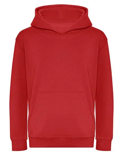 Just Hoods Just Hoods Kids´ Organic Hoodie, Fire red, – Produktbild 2 von 3