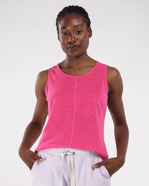 Alma & Lovis Alma & Lovis Leinentop aus Leinen-Jersey | Linen Top, Pink, – Produktbild 1 von 4