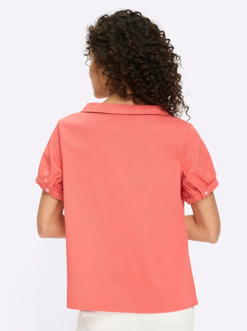 heine Jeansbluse koralle, Koralle, – Produktbild 2 von 2