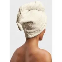 Yumeko Haarhandtuch Terry "Yumeko" aus Bio-Baumwolle, White sand, – Produktbild 1 von 1