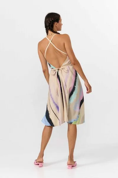 Suite 13 Lab Suite 13 Lab Multipositions Kleid, kurz, Modal, Hellbunt print, – Produktbild 2 von 4
