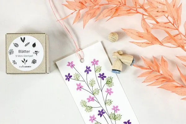STUDIO KARAMELO Studio Karamelo Mini Stempel Set Blätter – Produktbild 3 von 3