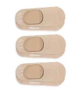 DillySocks DillySocks 3er-Pack Invisible Socken aus Biobaumwoll-Mix – Produktbild 1 von 1