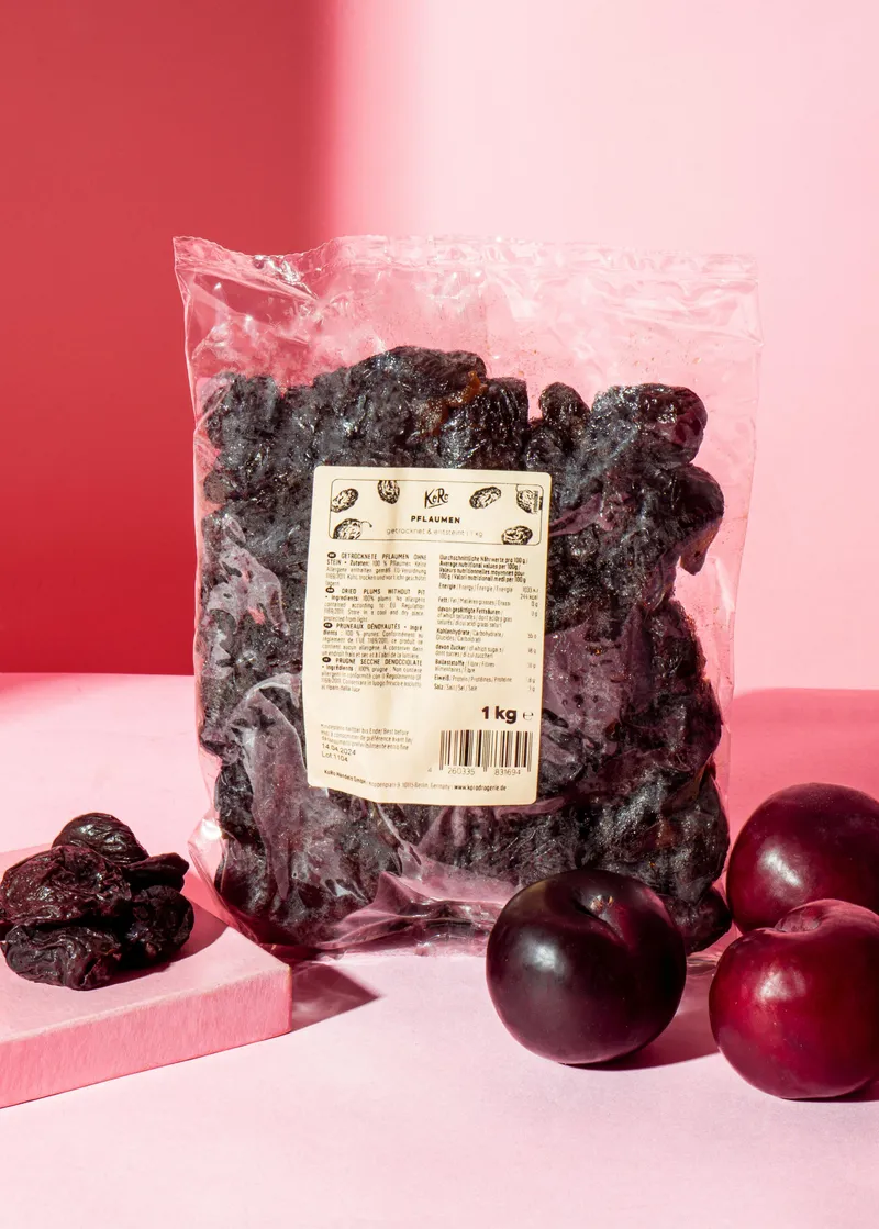 KoRo Getrocknete und entsteinte Pflaumen 1 kg – Produktbild 2 von 5