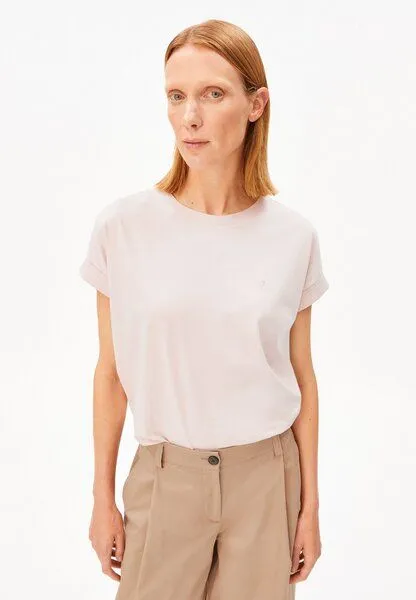 ARMEDANGELS ARMEDANGELS IDAARA Damen T-Shirt aus Bio-Baumwolle, Pale peach, – Produktbild 1 von 4