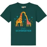 watabout kids watabout.kids T-Shirt Kinder Giraffe Große Schwester, Glazed green, – Produktbild 1 von 1