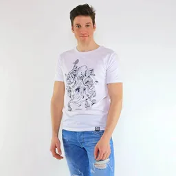 Gary Mash GARY MASH Shirt Octopus Summer aus Biobaumwolle Weiß – Produktbild 1 von 1