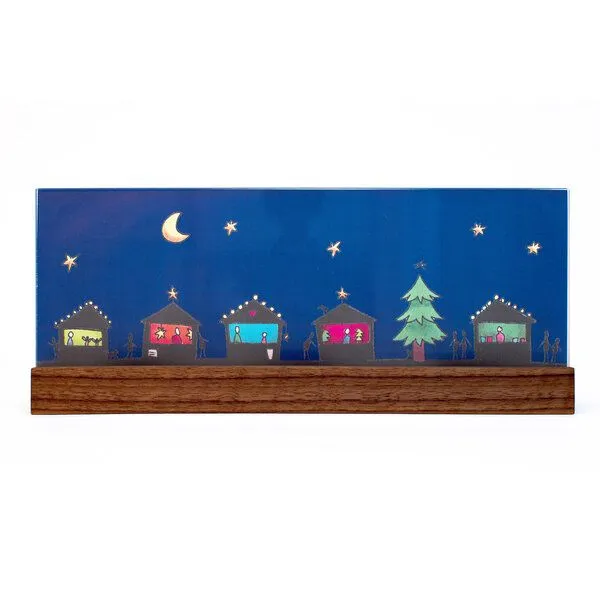 klotzaufklotz klotzaufklotz Weihnachtskrippe Weihnachtsmarkt – Produktbild 3 von 7