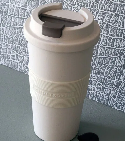 Zuperzozial Zuperzozial Coffee to-go Becher, Weiß, – Produktbild 2 von 2
