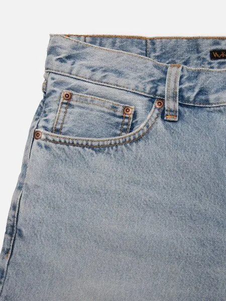 Nudie Jeans Nudie Jeans Seth Denim Shorts, Blue, – Produktbild 3 von 3