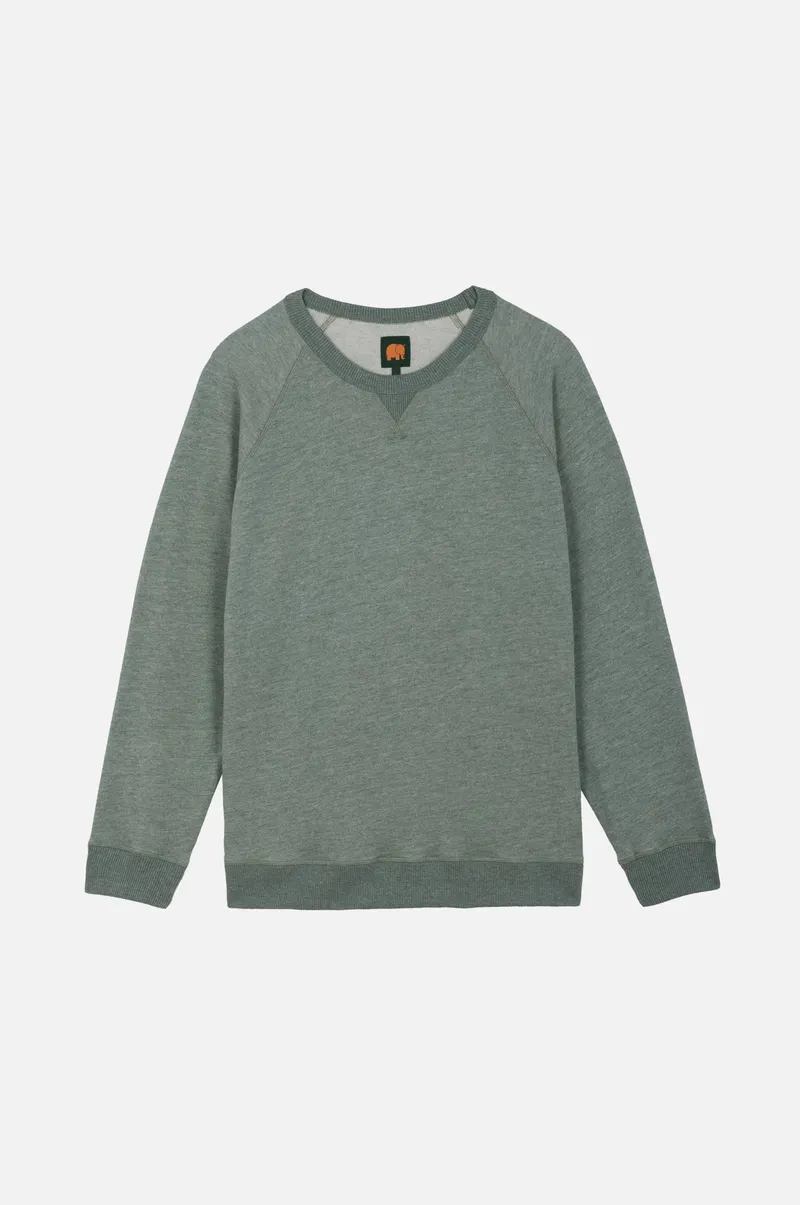 Trendsplant Trendsplant Herren vegan Pullover Essential Lightweight Salzig Grün, Grün, – Produktbild 1 von 2