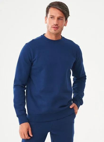 ORGANICATION ORGANICATION Sweatshirt aus Bio-Baumwolle, Navy, – Produktbild 1 von 4