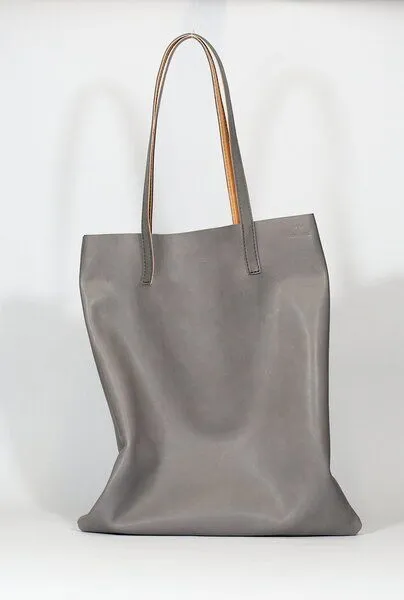 monday market monday market Ledertasche Karl bunt, Grau, – Produktbild 2 von 2