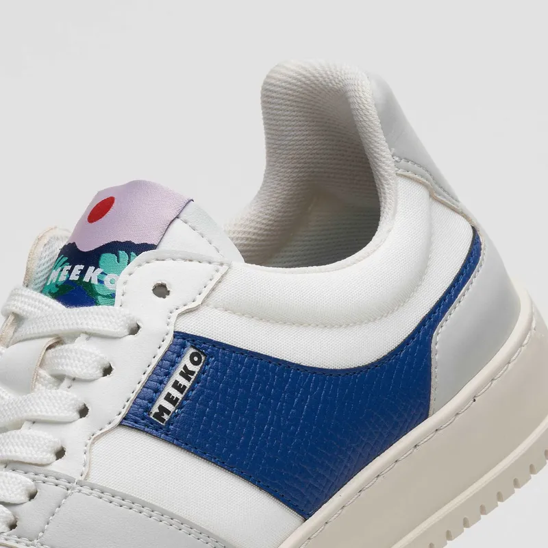 MEEKO MEEKO Herren vegan Turnschuhe Kiboko Blau/Weiß, Dunkelblau, – Produktbild 2 von 2