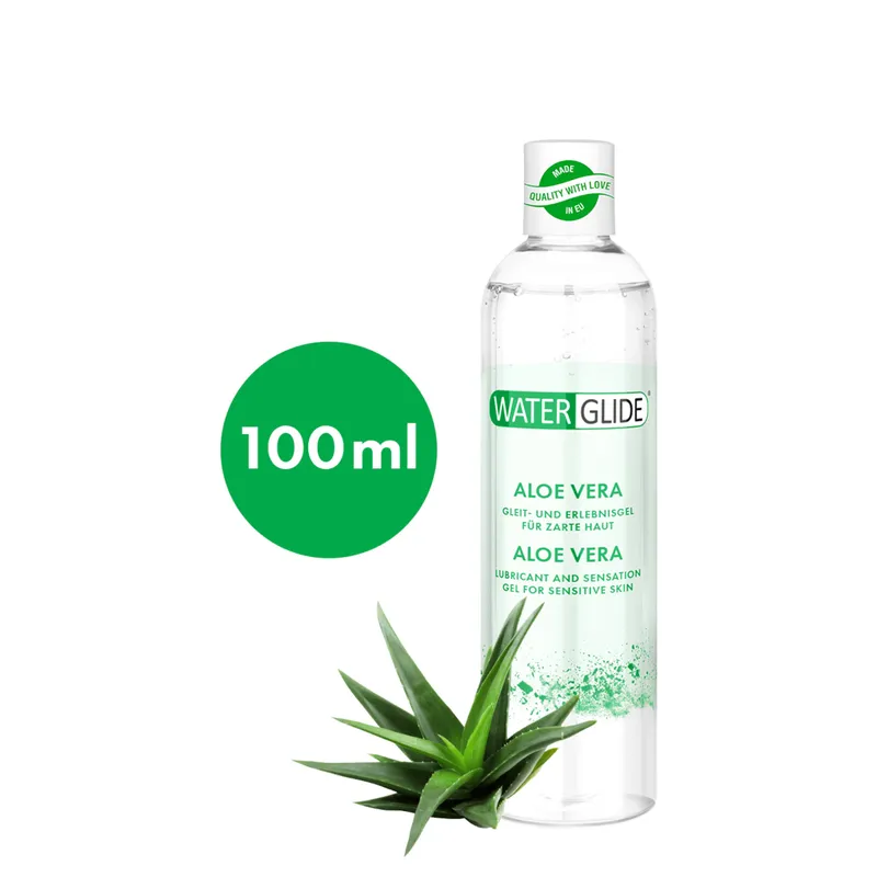 Waterglide 100 ml Gleitmittel Aloe Vera, zarte Haut – Produktbild 1 von 1