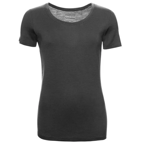 Kaipara - Merino Sportswear Kaipara - Merino Sportswear Merino Kurzarm Unterhemd Damen Slimfit 200, Anthrazit, – Produktbild 1 von 2