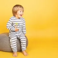 Sense Organics sense-organics Baby Schlafanzug *Zebra* GOTS & Fair Trade | Sense Organics – Produktbild 1 von 1